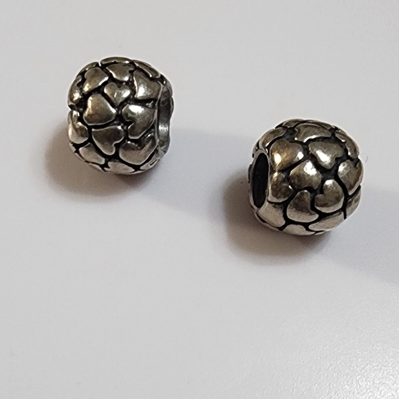 Pair of Pandora Lotsa Love Charms - Picture 3 of 9